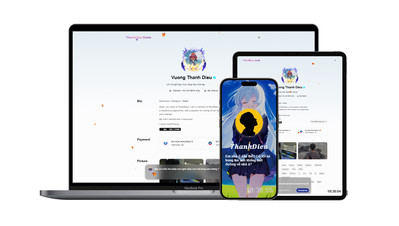 CODE PROFILE - THÔNG TIN THANH TOÁN - SHOW SKILL